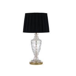 SIGRID TABLE LAMP - GOLD / CLEAR / BLK - Click for more info